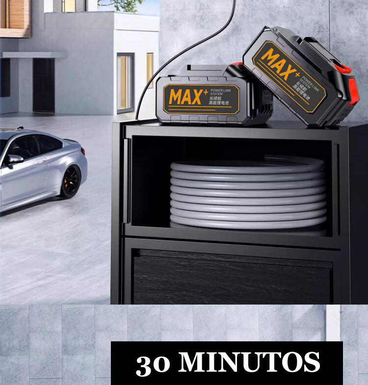 Pistola Alta Presión Profesional Portátil - ¡DOBLE BATERÍA!