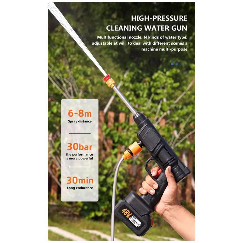 Pistola Alta Presión Profesional Portátil - ¡DOBLE BATERÍA!