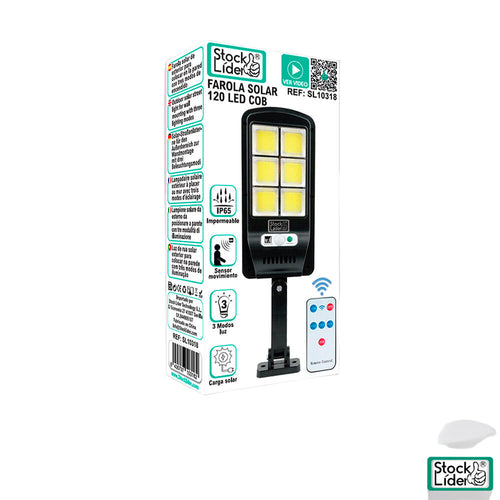 Farola solar 120 LED COB