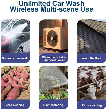 Pistola Alta Presión Profesional Portátil - ¡DOBLE BATERÍA!